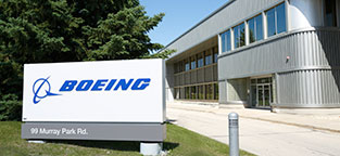 Boeing Winnipeg Exterior Sign