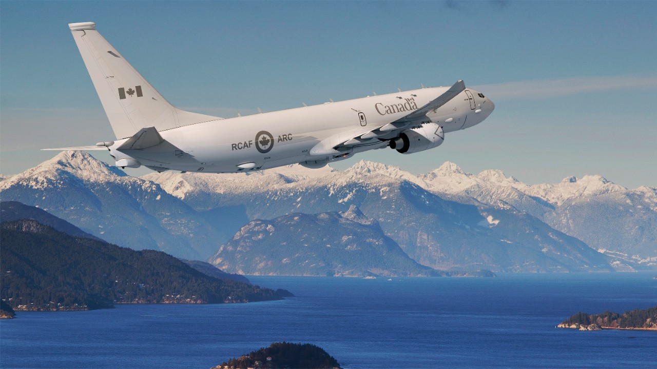 P-8 Canada in flight